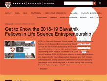 Tablet Screenshot of hbs.edu